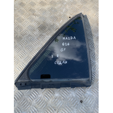 Скло дверей заднє праве Mazda 626 GF (глухе) Седан