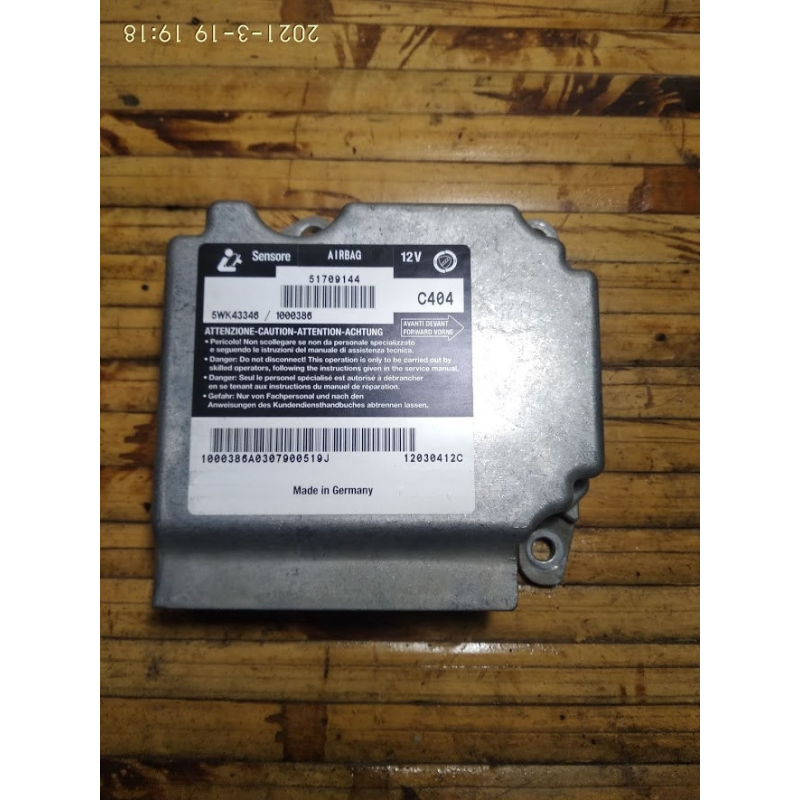 Сенсор Airbag Fiat Stilo 51709144 Сенсор Airbag Fiat Stilo 51709144